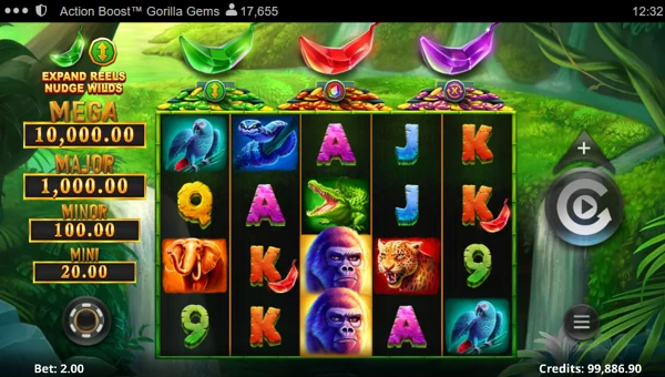 Action Boost Gorilla Gems base game review