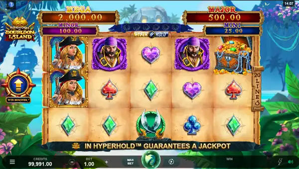 Adventures of Doubloon Island Slot Game