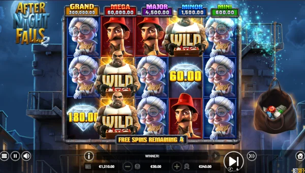 After Night Falls 2 Bonus Game – Free Spins Features