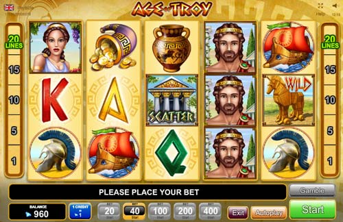 Age of Troy slot free play demo