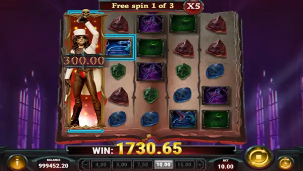 Alice Cooper and the Tome of Madness free spins
