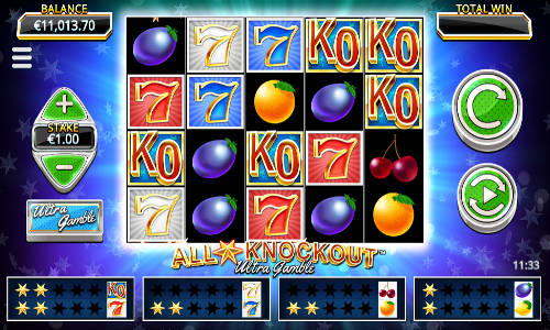 All Star Knockout Ultra Gamble base game review