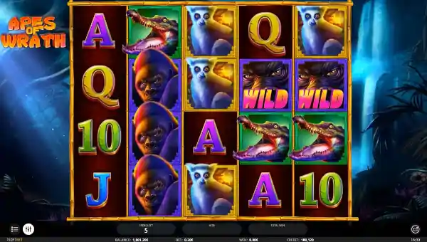 Apes of Wrath slot free play demo is not available.