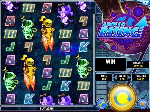Apollo Rising slot free play demo is not available.