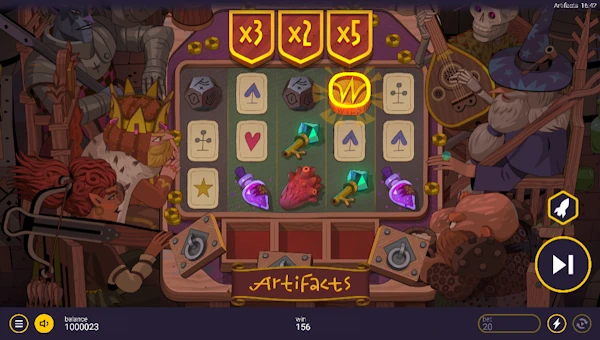 Artifacts Base Game Screenshot – Showing Features