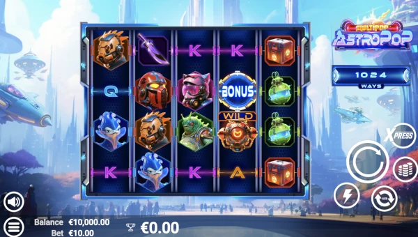 AstroPop Base Game Screenshot – Showing Features