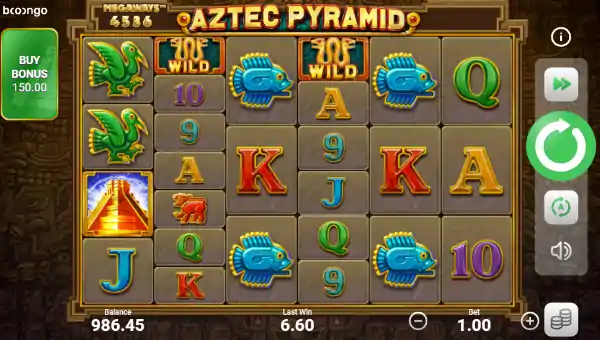 Aztec Pyramid Megaways base game review