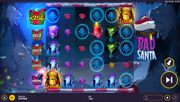 Bad Santa Base Game Screenshot – Showing Features