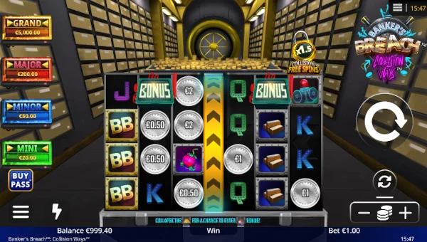 Bankers Breach Collision Ways Base Game Screenshot – Showing Features