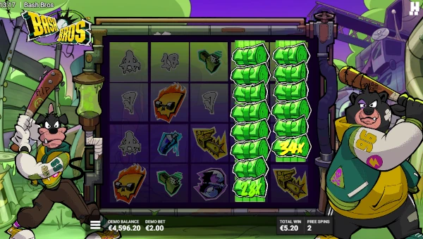 Bash Bros Bonus Game – Free Spins Features