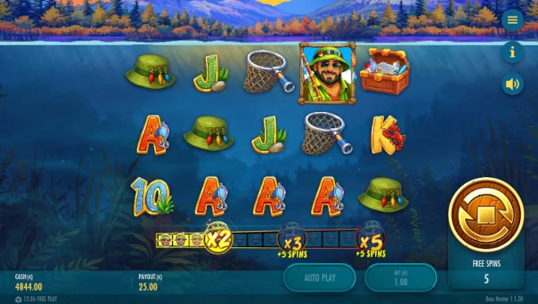 Bass Hunter Bonus Game – Free Spins Features