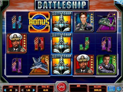 Battleship Videoslot Screenshot