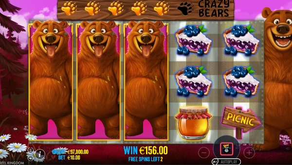 Bear Crazy Bonus Game – Free Spins Features