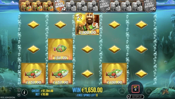Big Bass and the Gold Ness Monster Slot Free Spins Bonus Game
