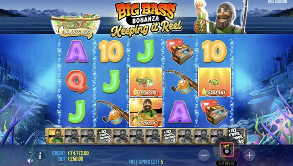 Big Bass Bonanza Keeping it Reel free spins