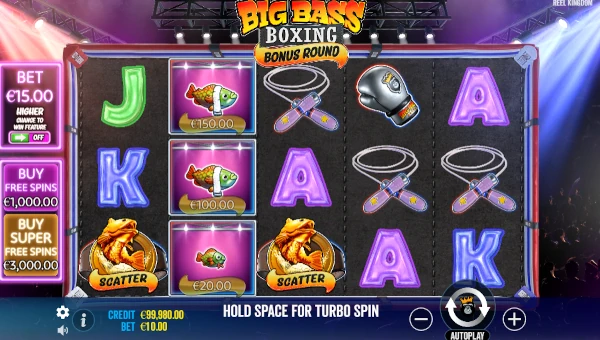 Big Bass Boxing Bonus Round base game review
