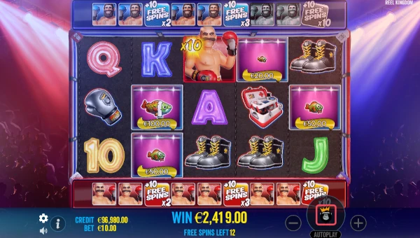 Big Bass Boxing Bonus Round bonus game