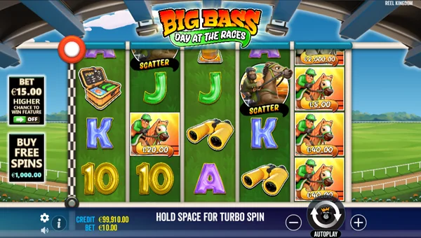 Big Bass Day at the Races base game review