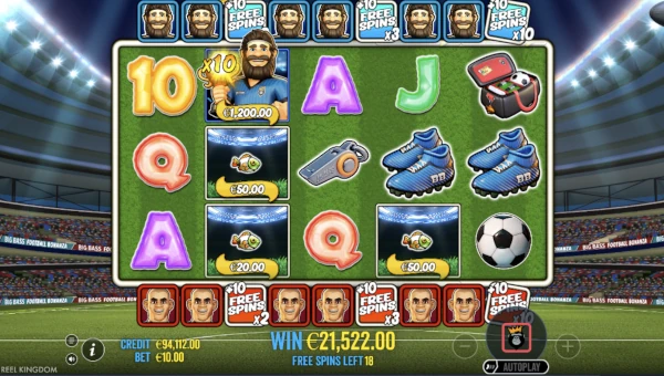 Big Bass Football Bonanza Bonus Game – Free Spins Features