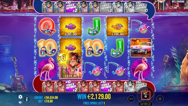 Big Bass Rock and Roll bonus game