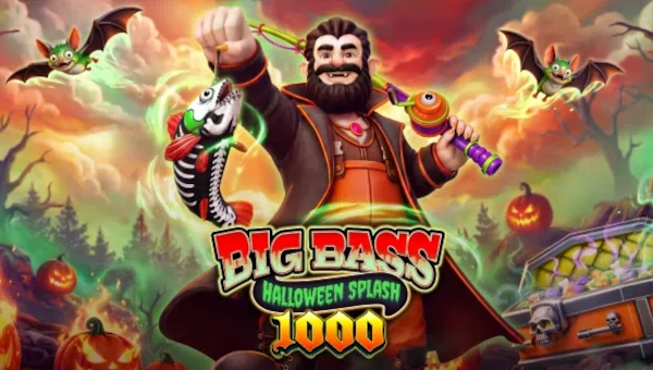 Big Bass Splash Halloween 1000 Base Game Screenshot – Showing Features