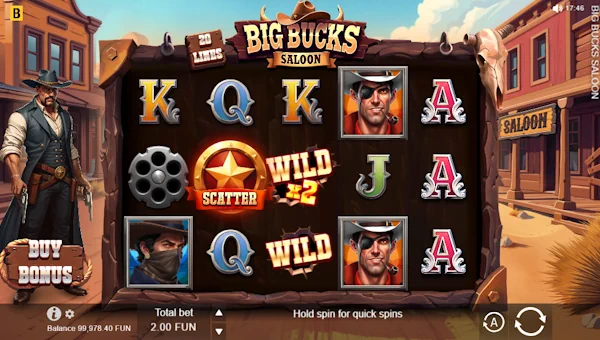 Big Bucks Saloon base game review