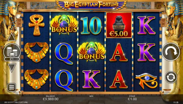 Big Egyptian Fortune base game review