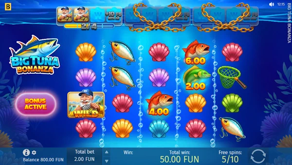 Big Tuna Bonanza bonus game