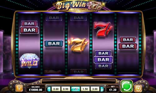 Big Win 777 bonusová hra