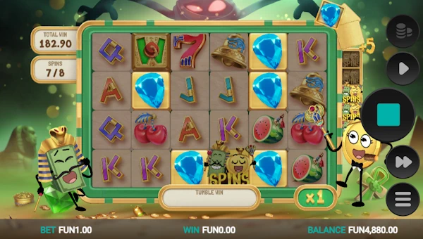Bill and Coin 2 Mummy Mischief Bonus Game – Free Spins Features