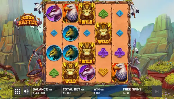 Bison Battle free spins