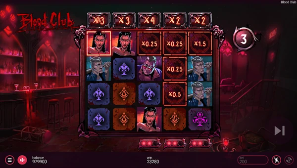 Blood Club bonus game