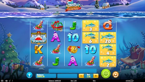 Boat Bonanza Christmas base game review