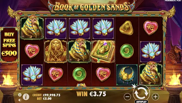 Book of Golden Sands base game review