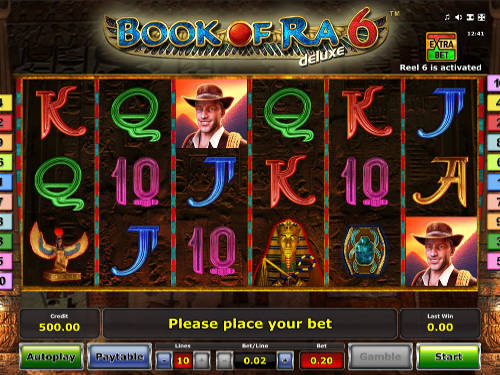 where is book of ra slot located