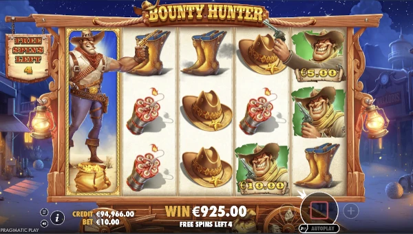 Bounty Hunter Bonus Game – Free Spins Features