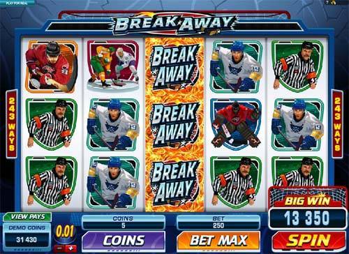 Break Away slot free play demo