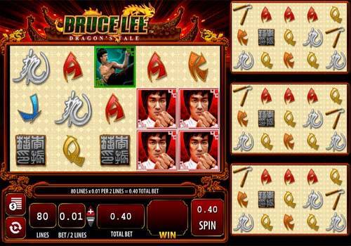 Bruce Lee Dragons Tale slot free play demo is not available.