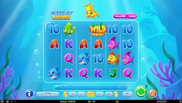 Bubblin Riches Base Game – Try Free Demo & Explore Features Bubblin Riches Base Game Screenshot – Showing Features