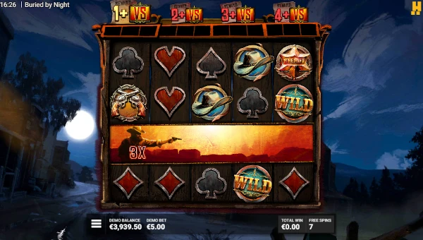 Buried By Night Bonus Game – Free Spins Features
