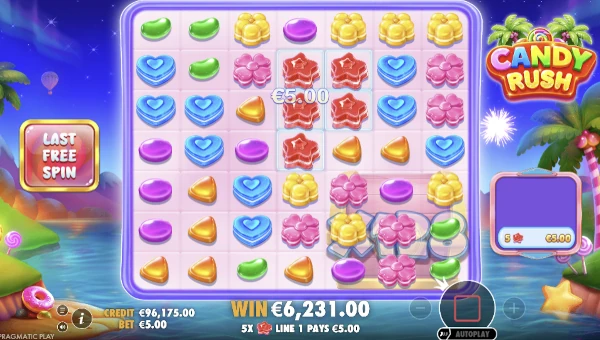 Candy Rush Bonus Game – Free Spins Features
