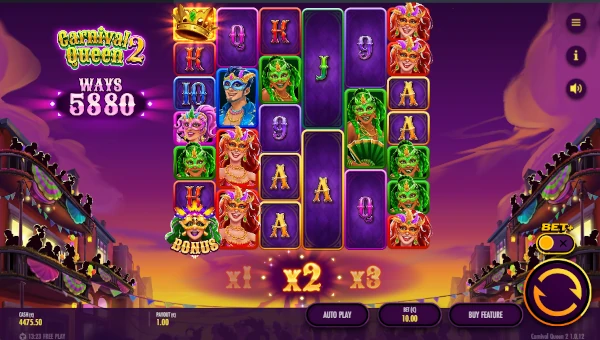 Carnival Queen 2 Base Game Screenshot – Showing Features