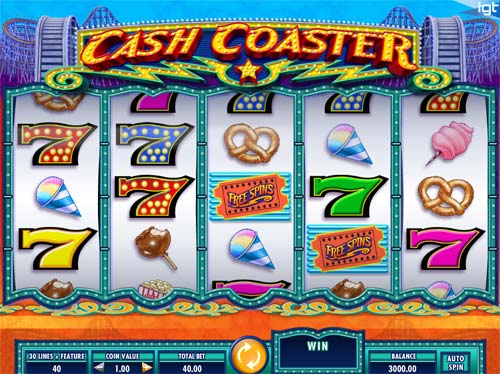 Cash Coaster slot free play demo is not available.