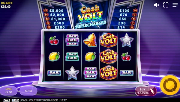 Cash Volt Supercharged Base Game Screenshot – Showing Features