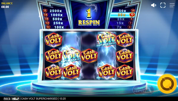 Cash Volt Supercharged Bonus Game – Free Spins Features