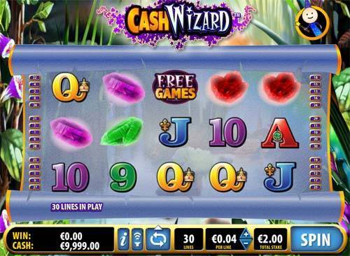 Cash Wizard free play demo is not available.