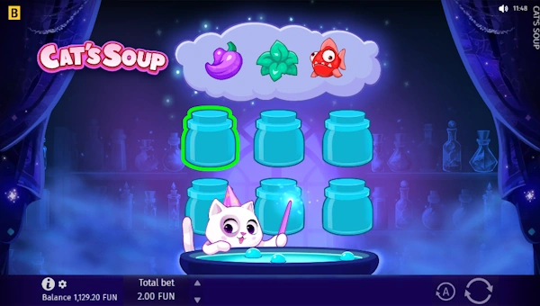 Cats Soup bonus game