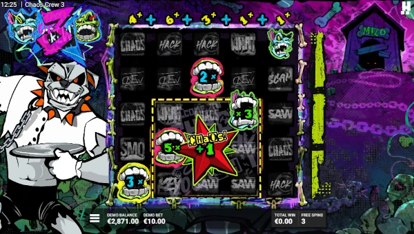 Chaos Crew 3 Bonus Game – Free Spins Features