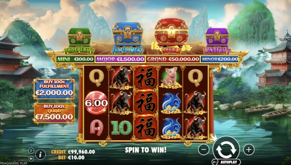 Chests Of Cai Shen Infinity Base Game Screenshot – Showing Features