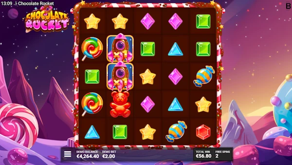 Chocolate Rocket bonus game